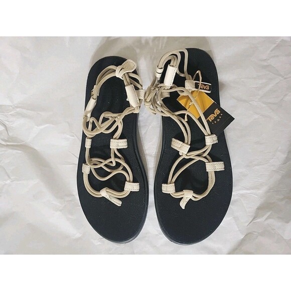 Teva Women's Voya Infinity Strappy Sandals Sesame Birch - US SIze 7 NWT 1019622 - Picture 7 of 9
